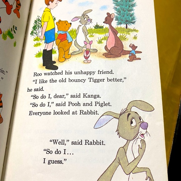 WALT DISNEY’S VTG 70’s WINNIE THE POOH AND TGGER TOO HARDCOVER STORY BOOK - Picture 11 of 14